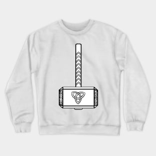 The hammer of the god of thunder. Crewneck Sweatshirt